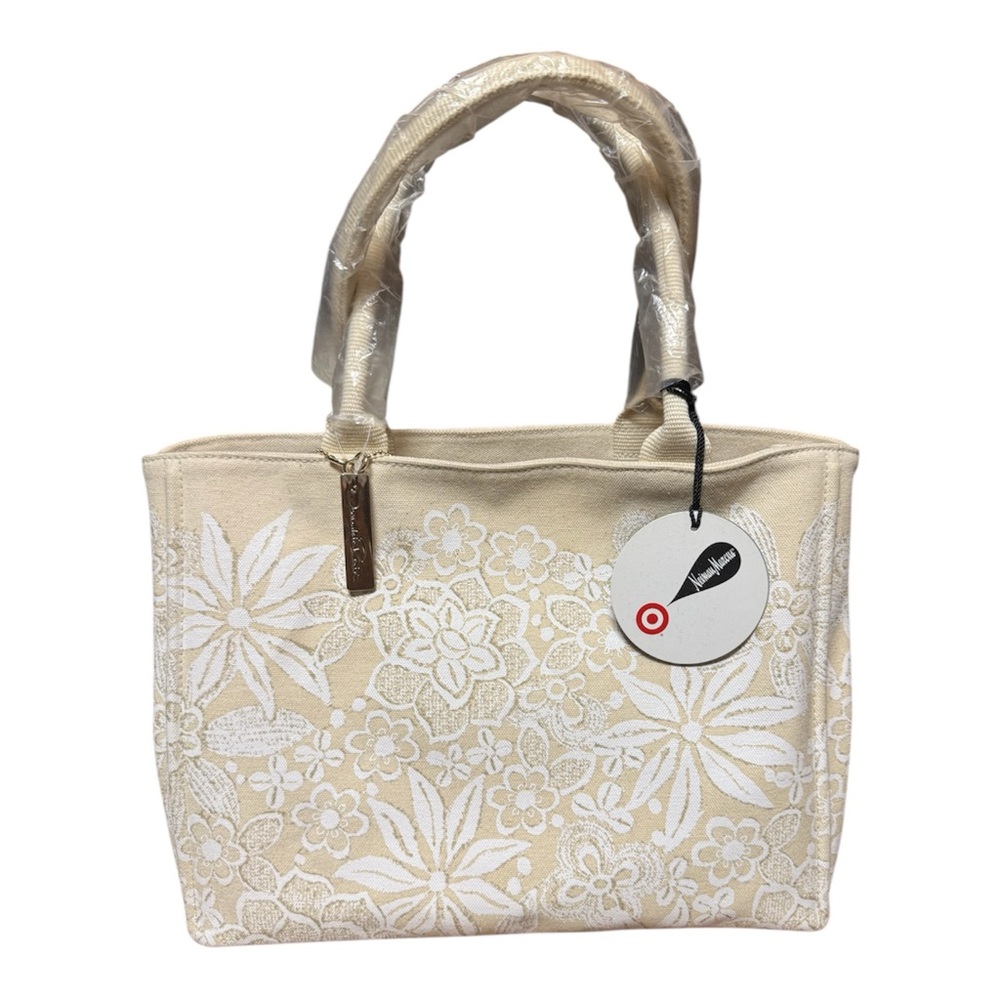 Oscar de la Renta Neiman Marcus x Target Floral Canvas Tote Bag NWT